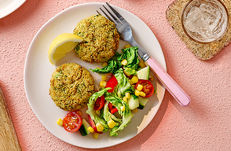 Lunchtime just got interesting with these couscous fritters