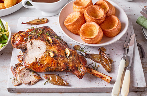 This epic roast lamb recipe has a maple glaze that gives it a lovely sticky and sweet flavour that cuts through the richness of the meat