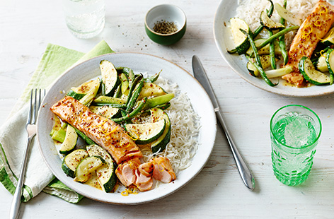 Crispy on the outside and tender on the inside, this air-fryer salmon is the ultimate quick and delicious midweek meal