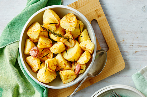 Try something new with your roast this Sunday by making our air-fryer roast potatoes