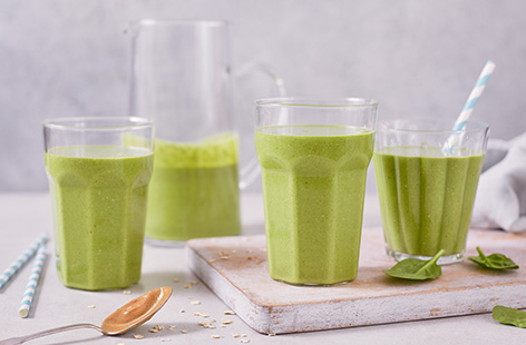 Kickstart your morning with this creamy green smoothie that couldn't be easier to make.