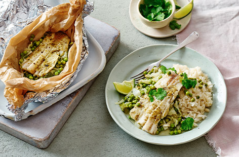 Fish Fridays just got interesting! Coat your fish in a Thai green curry marinade and serve alongside fluffy rice and a squeeze of lime. 