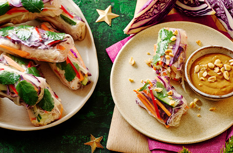 These Vietnamese-inspired spring rolls are as delicious as they are fresh and light. Using leftover turkey, they're perfect for a Boxing Day buffet or a healthier snack or meal over the holidays. Everyone will have fun making the rolls – don't worry if they're not perfect!