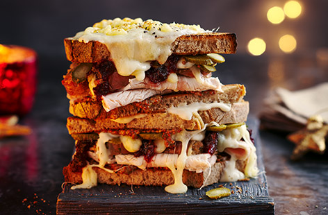 A French-style twist on Christmas Day leftovers, this turkey croque monsieur is the ultimate Boxing Day sandwich