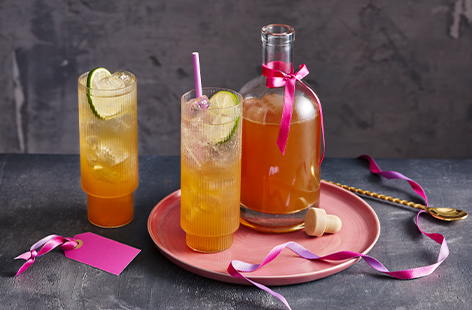 Bring a bit of sweetness to the classic dark and stormy with a touch of vanilla
