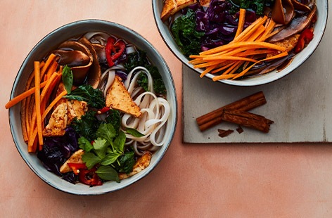This Vietnamese-inspired soup is the definition of comfort, plus it's packed with goodness and suitable for those on a veggie, vegan and dairy-free diet. You can even freeze the broth for a later date.