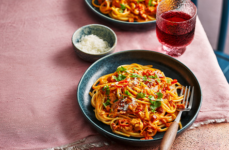 A speedy dish with a slight kick, this fiery number is ready in just 20 minutes