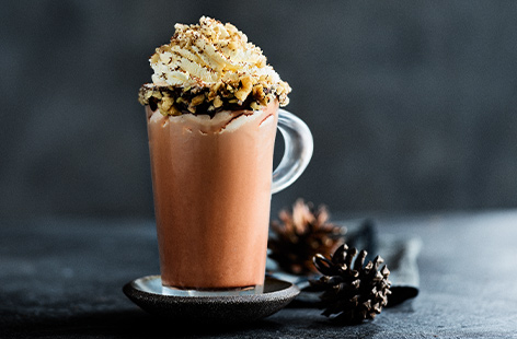 Mix up your morning coffee with our walnut mocha, inspired by retro Christmas flavours