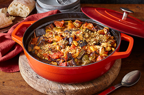 This smart-looking stew makes a fabulous vegan main course for friends and can be made the day before