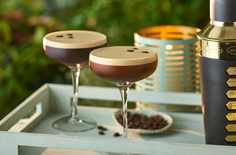Everyone needs a classic espresso martini in their cocktail repertoire – the perfect way to start or finish a meal.