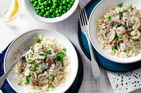 Whip up a classic dinner dish in under 30 minutes with this speedy sausage and mushroom stroganoff recipe