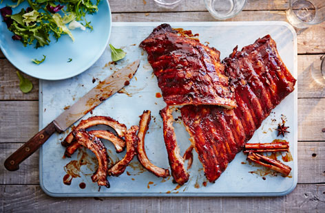 BBQ sticky ribs are a real crowd pleaser and great for sharing with family and friends