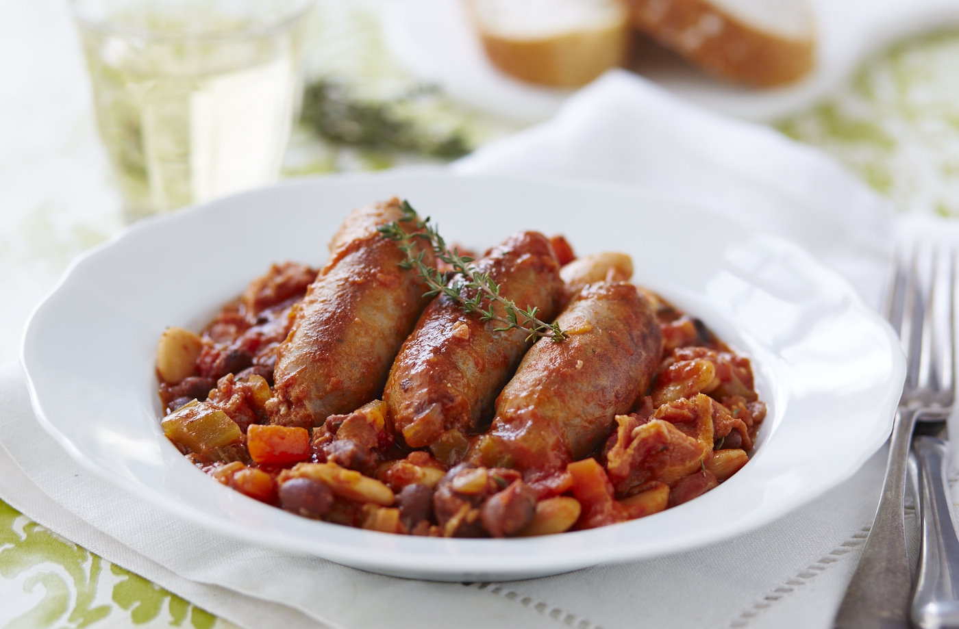 Sausage cassoulet recipe