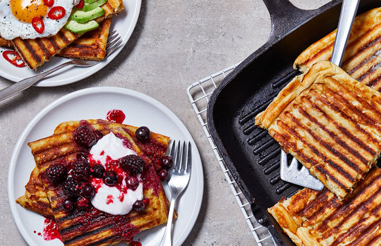 Mother’s Day Easy griddled waffles