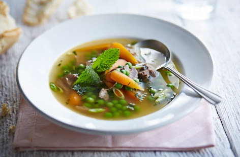 Leftover minted lamb broth recipe