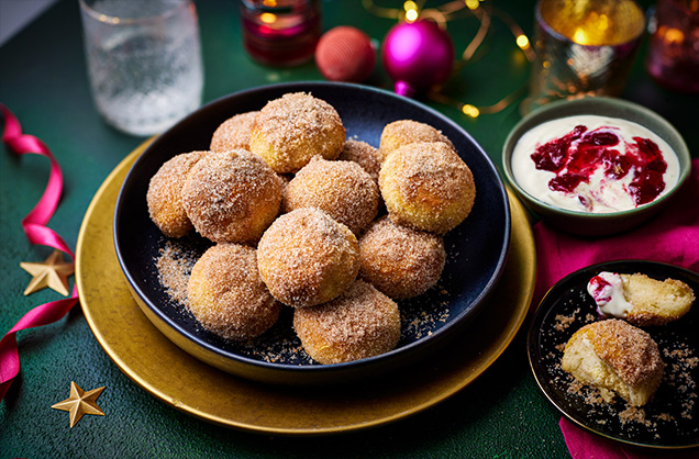 Sugar ‘n’ spice doughnuts  