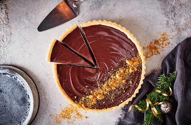 Gingerbread latte tart