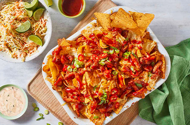 BBQ pork nachos 