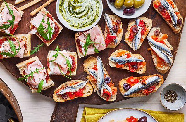 Bruschetta, two ways