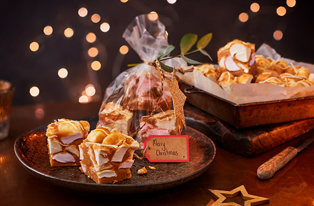 Butterscotch peanut butter marshmallow squares