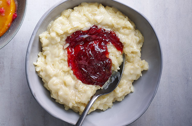 Cheat’s rice pudding