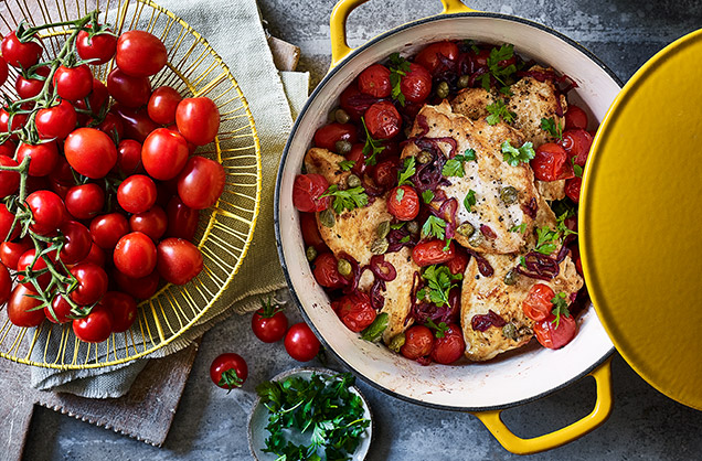 Chicken and tomato stew