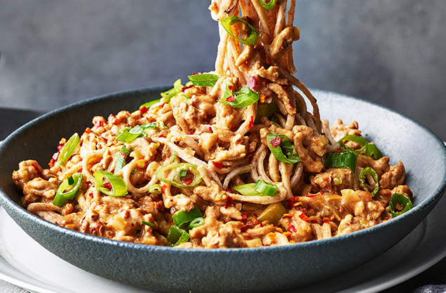 Delicious dan dan-style noodles