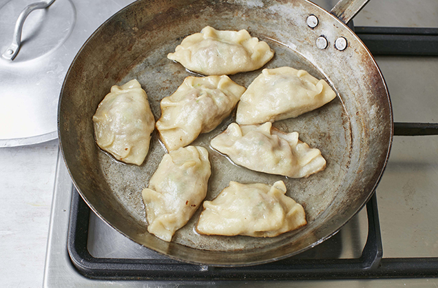 Cook the dumplings