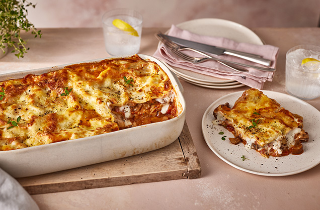 Mushroom ragu lasagne  