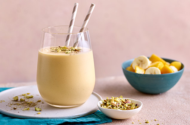Mango and coconut lassi recipe