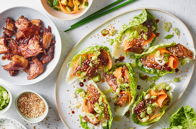 Teriyaki-style vegan ‘chicken’