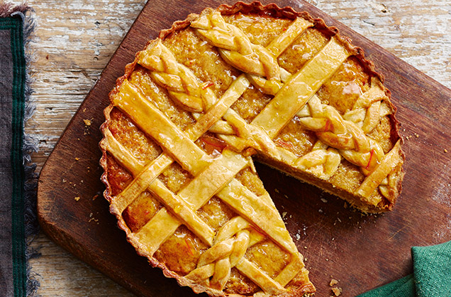 Baking the tart
