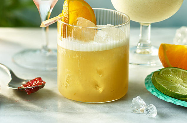 Marmalade whisky sour