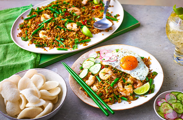 Prawn nasi goreng