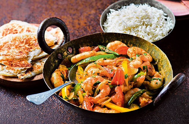 Prawn jalfrezi