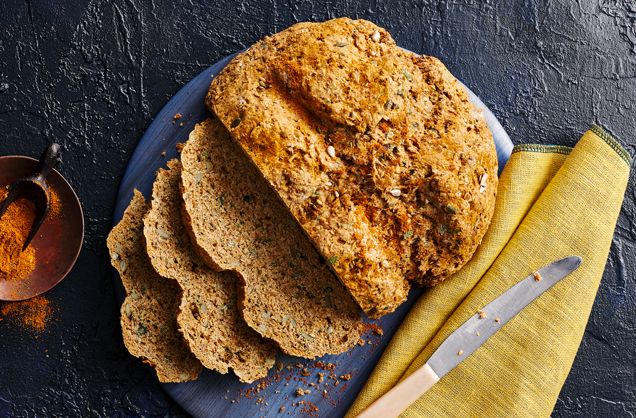Ras el hanout seeded soda bread 