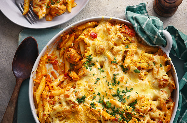 Tuesday: Sausage and courgette pasta bake