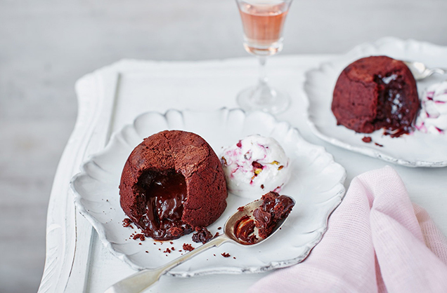 Smoked salt chocolate fondant recipe
