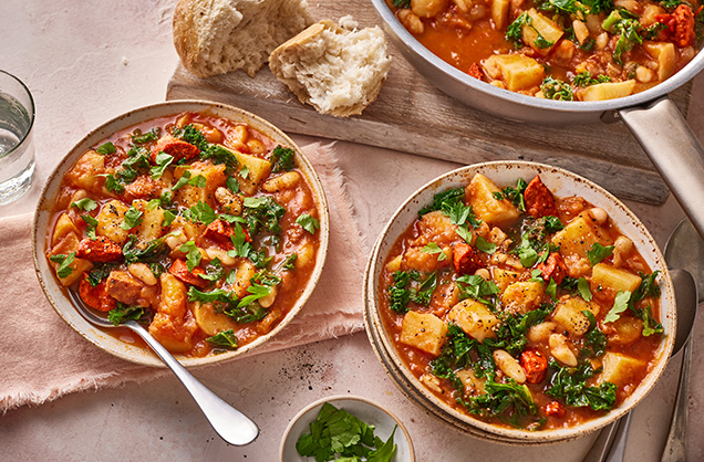 Chorizo and potato stew