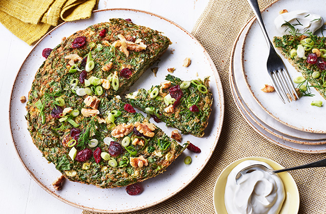 Persian herb omelette
