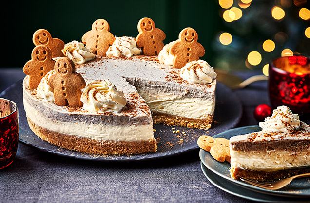 Gingerbread cheesecake