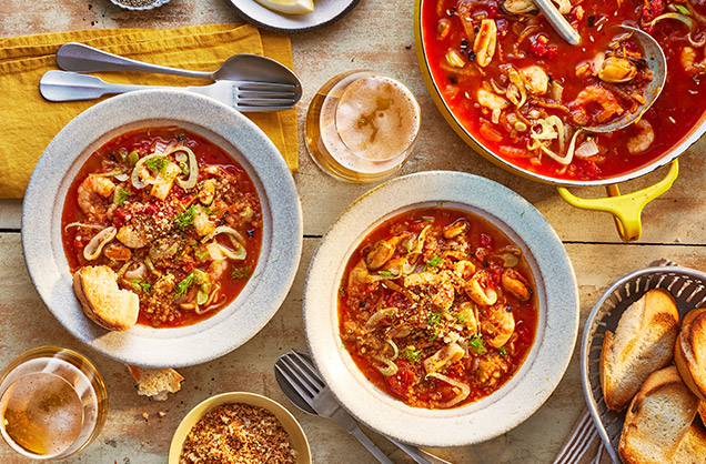 Summer seafood stew