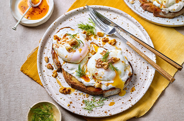 Mother’s Day Turkish eggs on toast