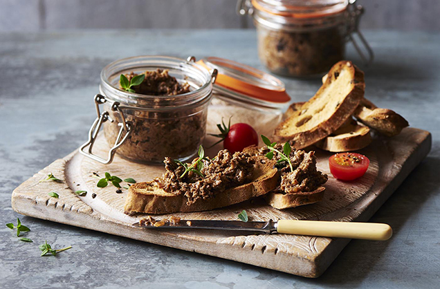Vegan and gluten-free mushroom pâté recipe