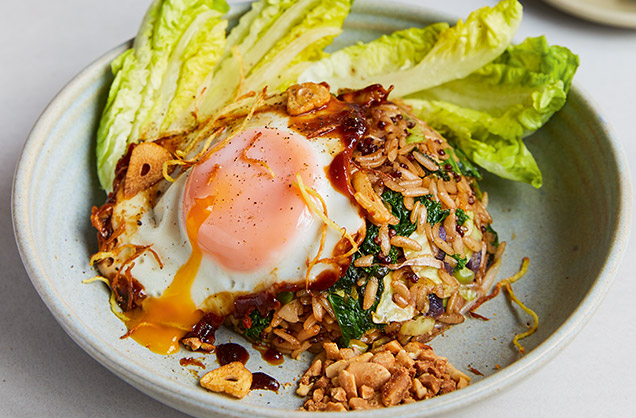 Veggie stir-fried rice