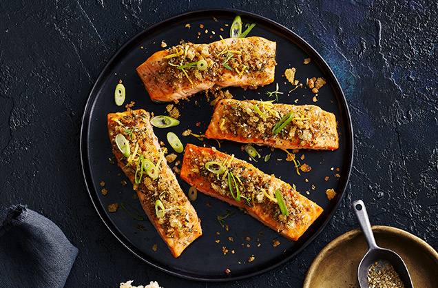 Za’atar crusted-salmon