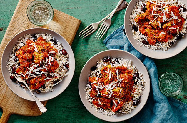Mama's rice and peas