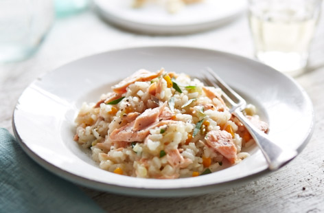 Leftover fennel and salmon risotto recipe