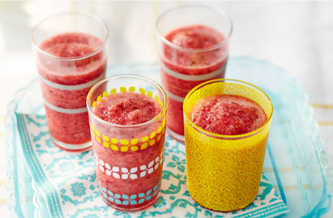 Kids will love this super speedy slushie recipe – and you'll love the fact that it contains no added sugar