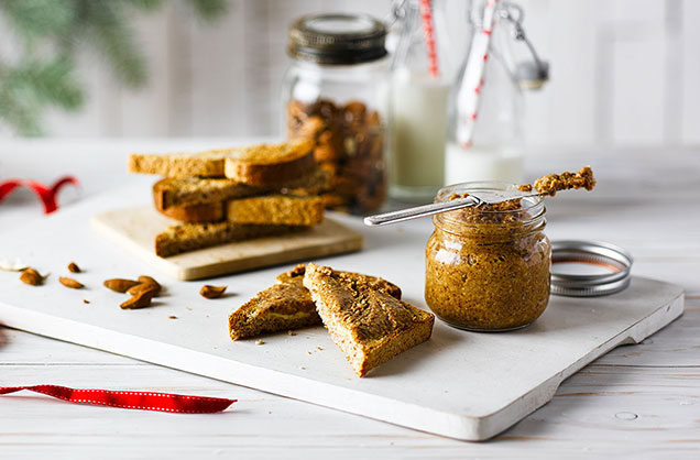 Almond and peanut butter spread recipe